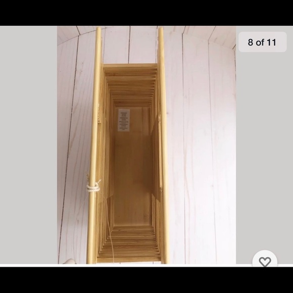 C&C California Bamboo Handbag Open Top Rectangle nwt - Picture 5 of 7